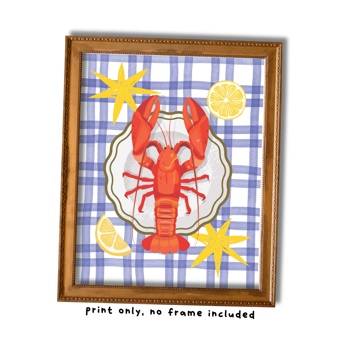 Lobster Art Print - 8"x10"