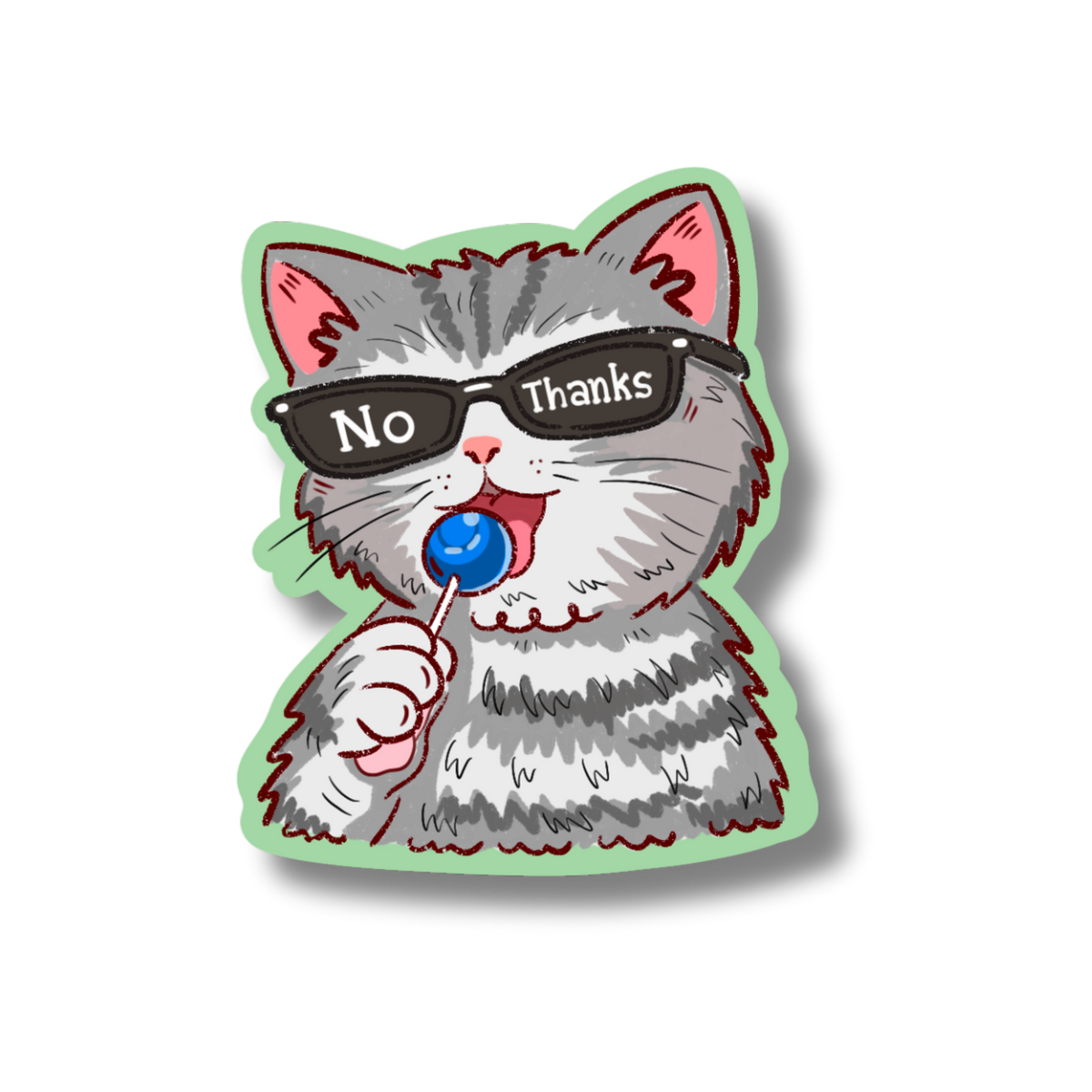 Sassy Cats Vinyl Sticker