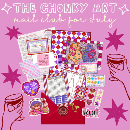 The Chonky Art Mail Club - Monthly Snail Mail