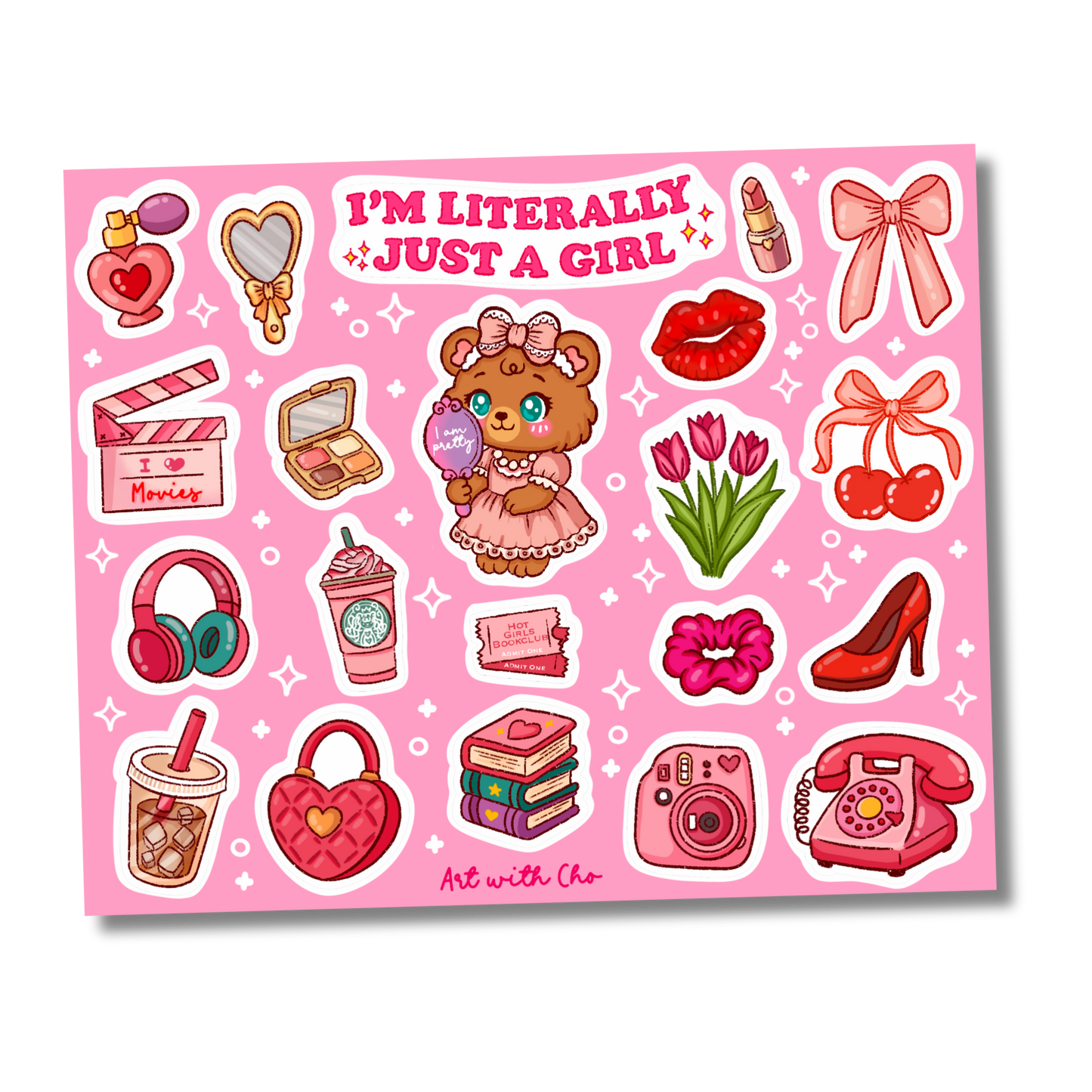 Just a girl - Sticker Sheet
