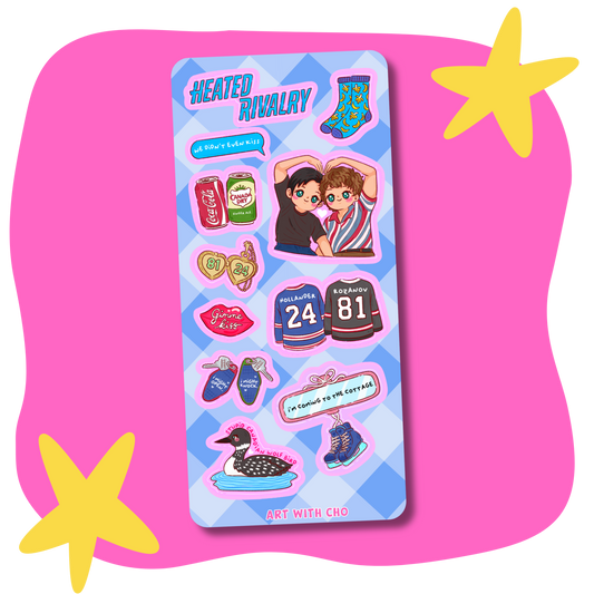 Heated Rivalry Sticker Sheet