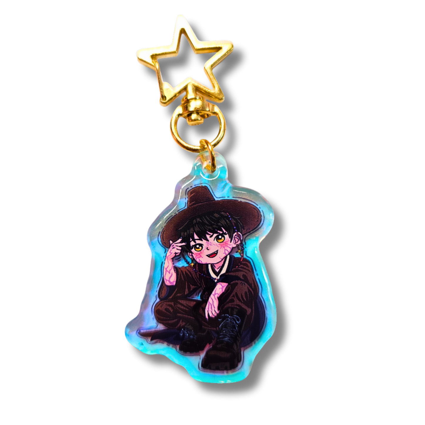 Jinu Saja Boys- Kpop Demon Hunter Rainbow Acrylic Keychain