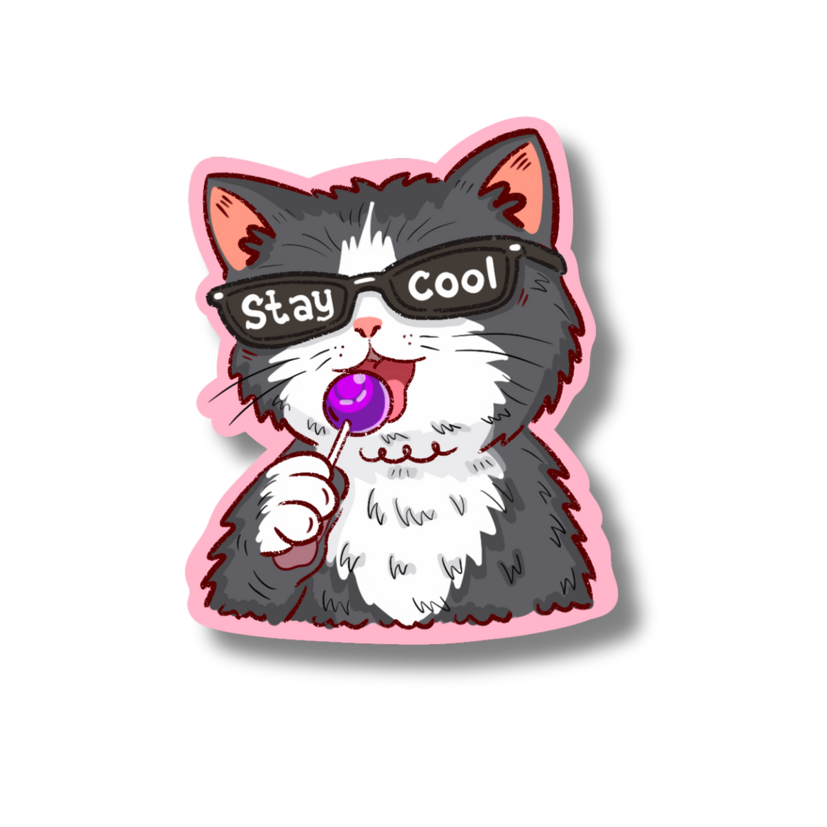 Sassy Cats Vinyl Sticker