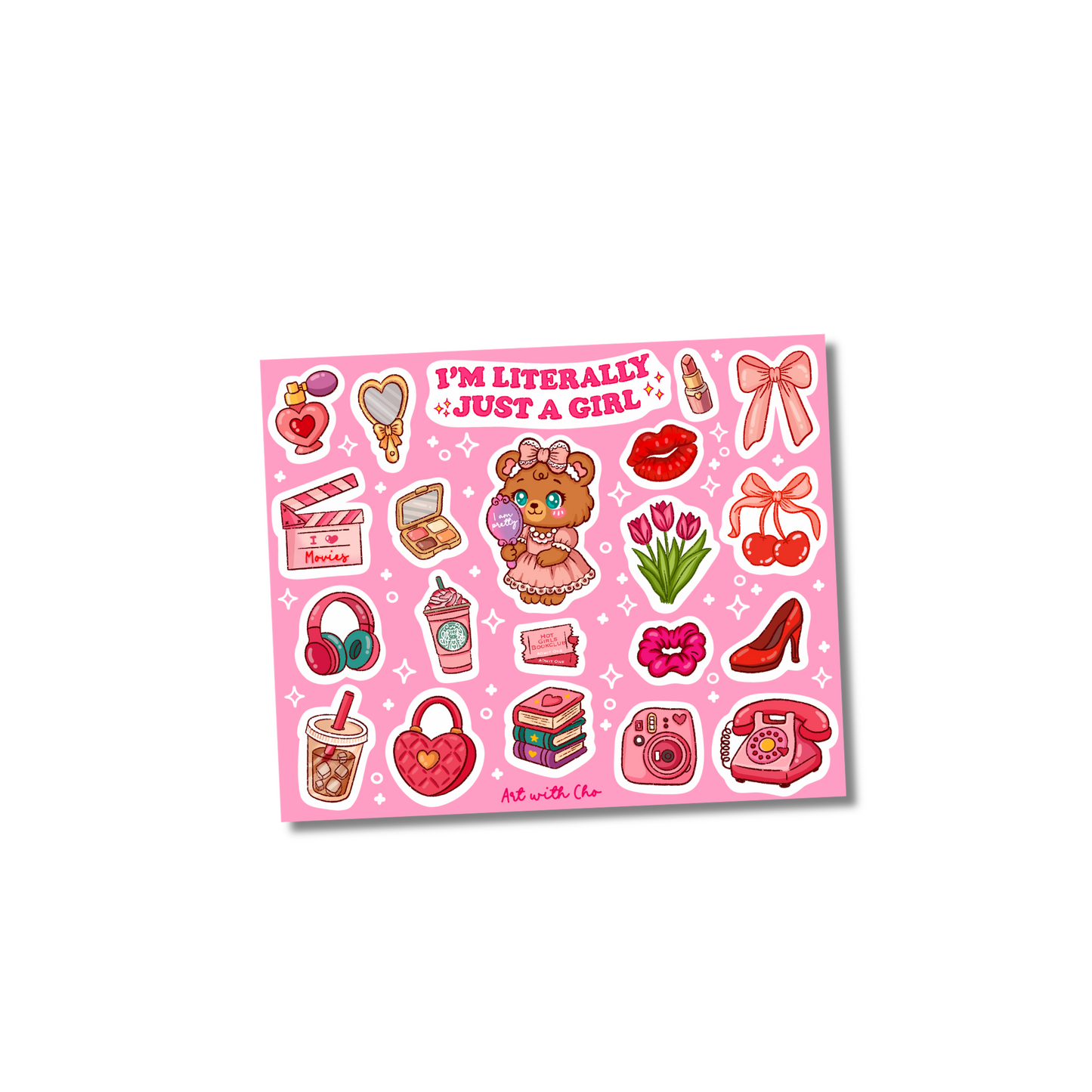 Just a girl - Sticker Sheet