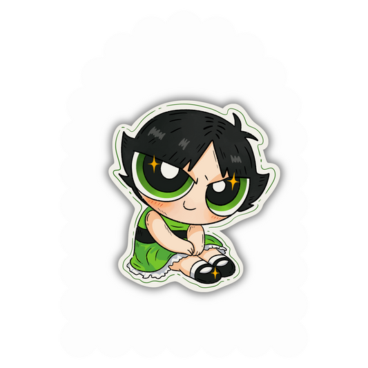 Buttercup - Powerpuff girls Vinyl Sticker
