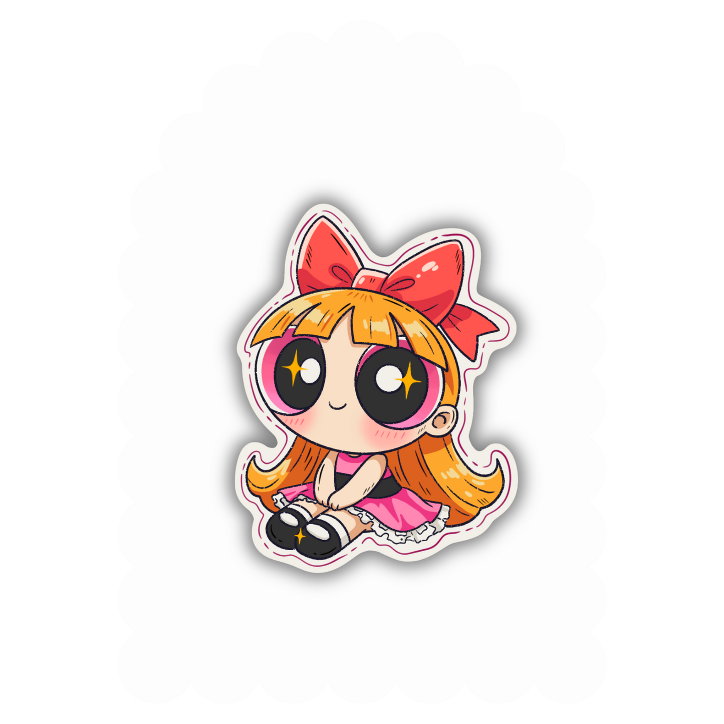 Blossom - Powerpuff girls Vinyl Sticker