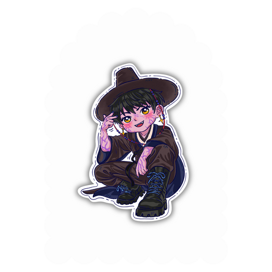 Jinu - Kpop Demon Hunter Vinyl Sticker
