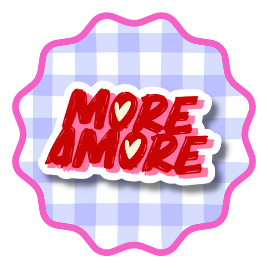 More Amore Vinyl Sticker