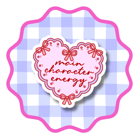 main character Vinyl Sticker